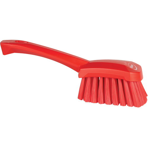 Brosse &agrave; r&eacute;curer avec manche court, Soies Doux, Longueur de 10-1/2", Rouge Rock Safety Industrial Ltd