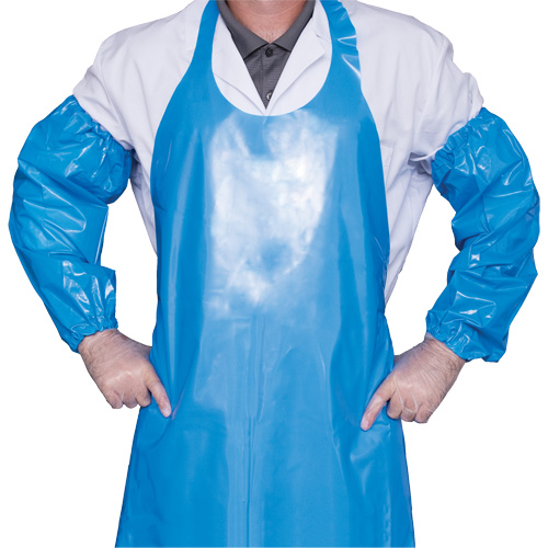 Manchettes Top Dog, 21", Polyur&eacute;thane, Bleu Rock Safety Industrial Ltd