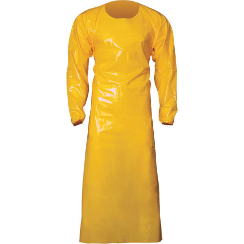 Top Dog 6 Mil. Gown, X-Large, Yellow, Polyurethane Rock Safety Industrial Ltd