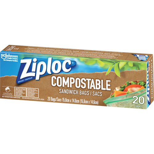 Sacs &agrave; sandwich compostables Ziploc Rock Safety Industrial Ltd