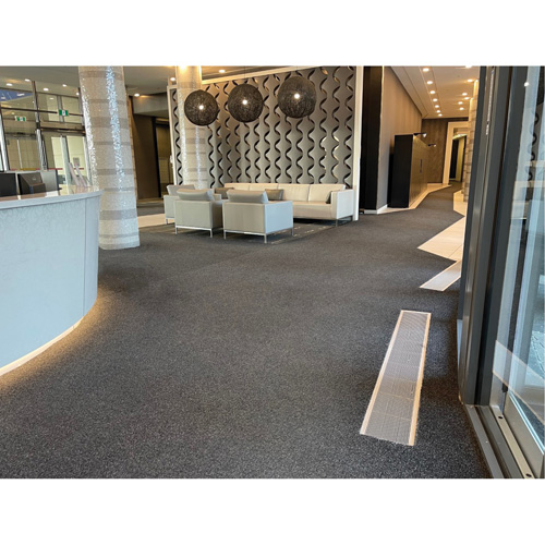 Tapis dint&eacute;rieur/ext&eacute;rieur Everest, Essuie-pieds/grattoir, 6-5/6' x 6' x 1/2", Charbon Rock Safety Industrial Ltd