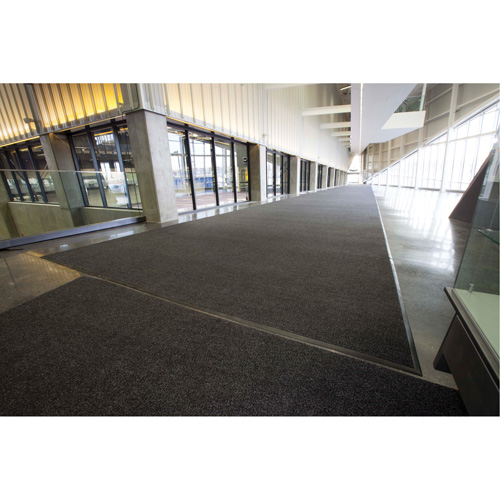 Tapis dint&eacute;rieur/ext&eacute;rieur Everest, Essuie-pieds/grattoir, 6-5/6' x 6' x 1/2", Charbon Rock Safety Industrial Ltd