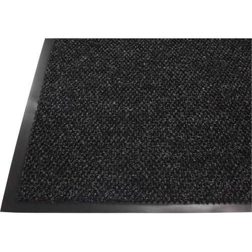 Tapis dint&eacute;rieur Style-Point, Essuie-pieds/grattoir, 3' x 5' x 1/4", Gris fonc&eacute; Rock Safety Industrial Ltd