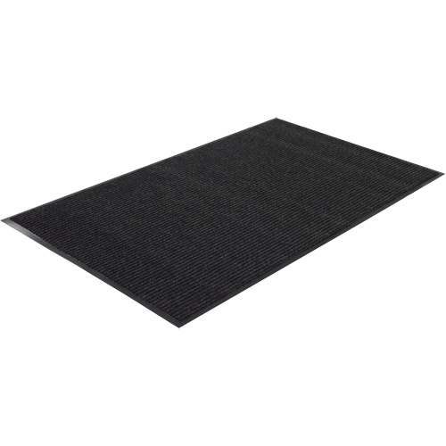 Tapis &agrave; nervures doubles, Essuie-pieds/grattoir, 3' x 5' x 1/4", Charbon Rock Safety Industrial Ltd