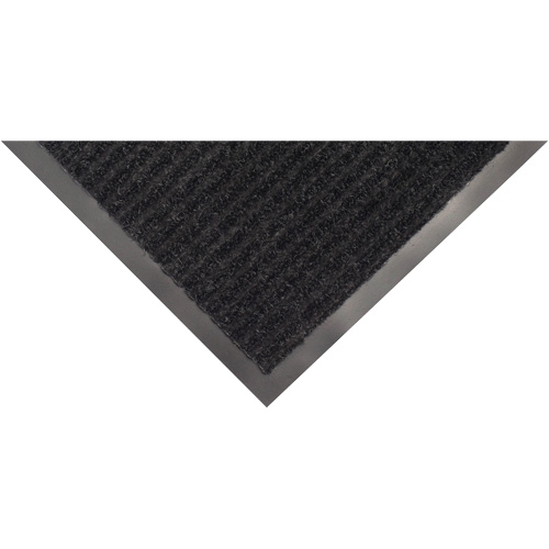 Tapis &agrave; nervures doubles, Essuie-pieds/grattoir, 3' x 5' x 1/4", Charbon Rock Safety Industrial Ltd