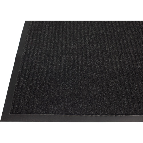 Tapis &agrave; nervures doubles, Essuie-pieds/grattoir, 3' x 5' x 1/4", Charbon Rock Safety Industrial Ltd