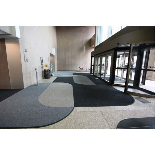 Tapis dentr&eacute;e Supreme Knob, Essuie-pieds/grattoir, 3-1/2' x 6' x 7/16", Charbon Rock Safety Industrial Ltd