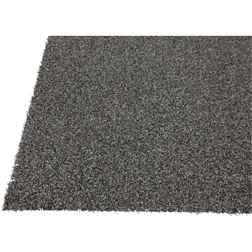 Tapis dint&eacute;rieur/ext&eacute;rieur Tundra, Latex/Polypropyl&egrave;ne, Grattoir Type, Motif Velours touffet&eacute;, 3-1/2' x 6', Gris Rock Safety Industrial Ltd