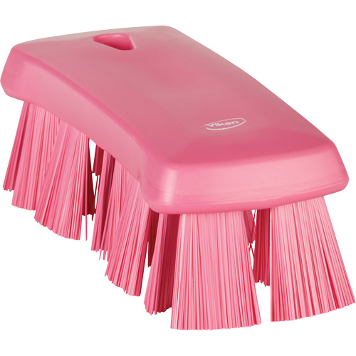 UST Hand Brush, Stiff Bristles, 6-9/10" Long, Pink Rock Safety Industrial Ltd