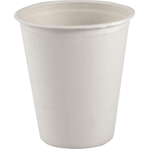 Gobelet compostable &agrave; paroi unique pour boisson chaude, Papier, 8 oz, Blanc Rock Safety Industrial Ltd
