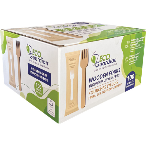 Individually Wrapped Wooden Forks Rock Safety Industrial Ltd