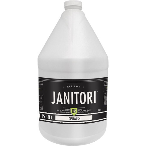 Janitori 81 Dishwash Cleaner, Liquid, 4 L Rock Safety Industrial Ltd
