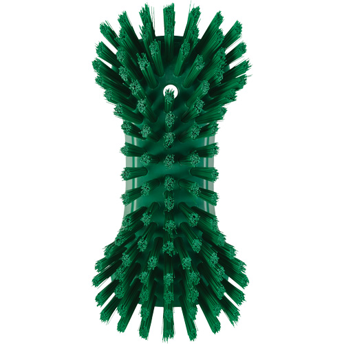 Hand Brush, Extra Stiff Bristles, 9-1/10" Long, Green Rock Safety Industrial Ltd