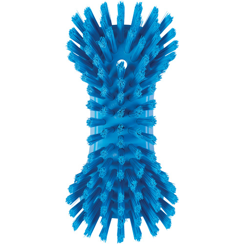 Hand Brush, Extra Stiff Bristles, 9-1/10" Long, Blue Rock Safety Industrial Ltd