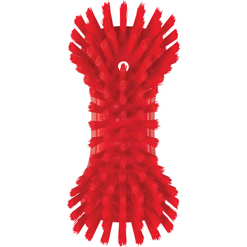 Brosse &agrave; main, Soies Tr&egrave;s ferme, Longueur de 9-1/10", Rouge Rock Safety Industrial Ltd