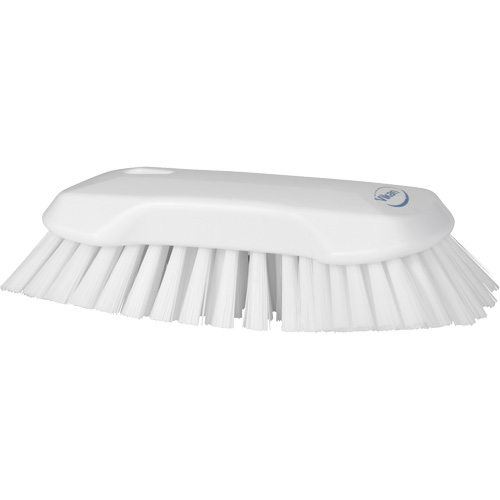 Brosse &agrave; main, Soies Tr&egrave;s ferme, Longueur de 9-1/10", Blanc Rock Safety Industrial Ltd