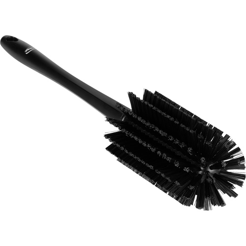 Medium Brush with Handle, Stiff Bristles, 17" Long, Black Rock Safety Industrial Ltd