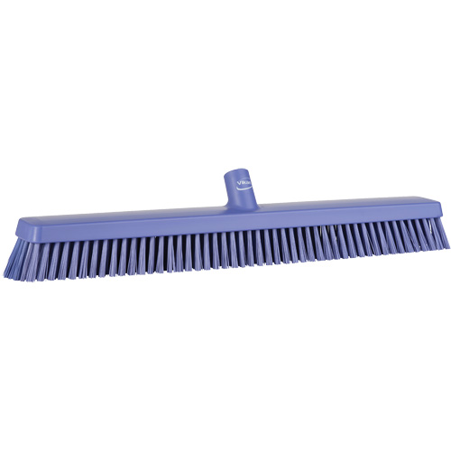 Balai-brosse robuste, Crins Fin/Ferme, 24", Mauve Rock Safety Industrial Ltd