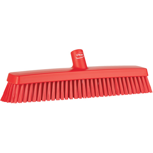 T&ecirc;te de balai-brosse, Crins Fin/Ferme, 16-1/2", Polyester/Polypropyl&egrave;ne, Rouge Rock Safety Industrial Ltd
