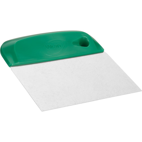 Flexible Stainless Steel Dough Cutter/Scraper, Green, 4-1/2" W x 5-3/4" L Rock Safety Industrial Ltd