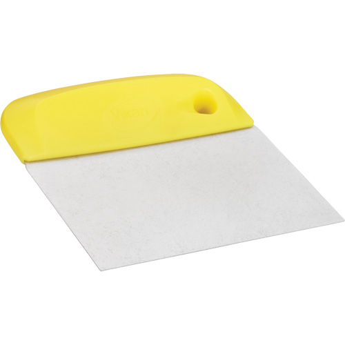 Flexible Stainless Steel Dough Cutter/Scraper, Yellow, 4-1/2" W x 5-3/4" L Rock Safety Industrial Ltd