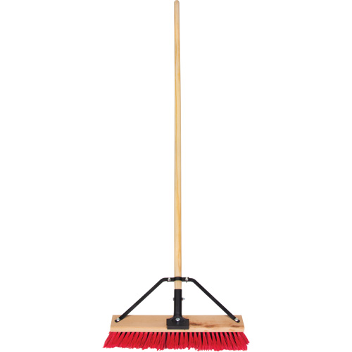 Balai-brosse &agrave; manche renforc&eacute;, 18", Moyen, Soies PVC Rock Safety Industrial Ltd