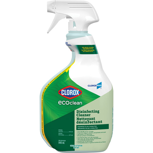 Nettoyant d&eacute;sinfectant CloroxPro Clorox EcoClean, 946 ml, Bouteille &agrave; g&acirc;chette Rock Safety Industrial Ltd