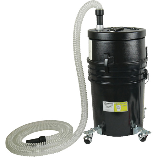 High Capacity HEPA Abatement Vacuum, Dry, 5 US Gal. (18.92 Litres) Rock Safety Industrial Ltd