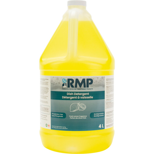 Impact Lemon Dish Detergent, Liquid, 4 L, Lemon Rock Safety Industrial Ltd