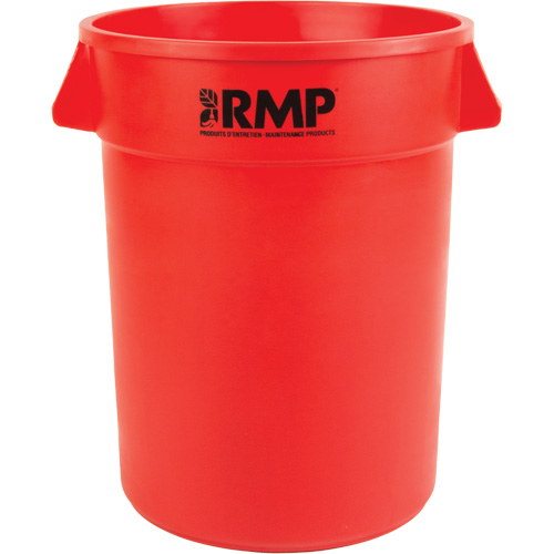 Garbage Bin, Polyethylene, 32 US gal. Rock Safety Industrial Ltd