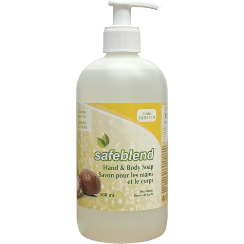 Shea Butter Hand & Body Soap, Liquid, 500 ml, Scented Rock Safety Industrial Ltd