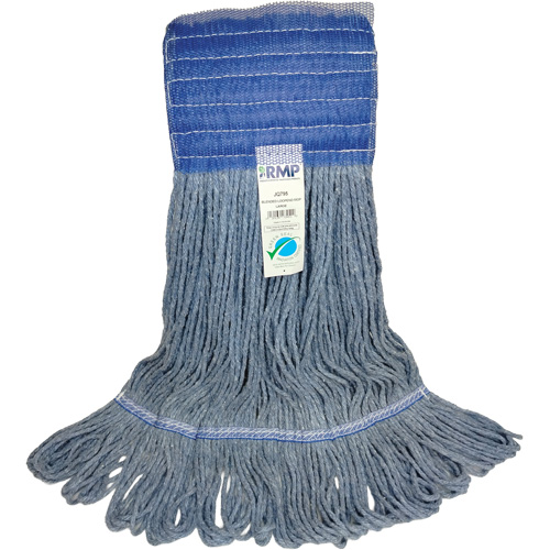 T&ecirc;te de vadrouille &agrave; bande large, Antimicrobien/Finition de plancher/Sp&eacute;cialis&eacute;, Coton/Rayonne/Synth&eacute;tique, Style Boucle Rock Safety Industrial Ltd