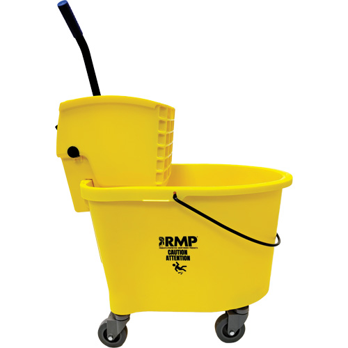 Mop Bucket, Side Press, 8.75 US Gal.(35 Quart) Rock Safety Industrial Ltd