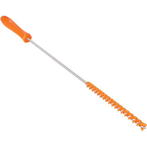 Tube Brush, Stiff Bristles, 19-7/10" Long, Orange Rock Safety Industrial Ltd