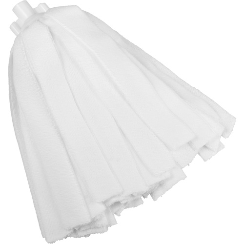 Socket Mop, White, Microfibre, Cut Style Rock Safety Industrial Ltd
