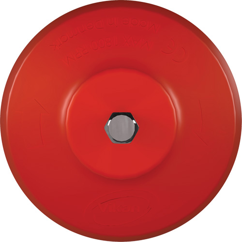 Brosse ronde HyDrive pour perceuse, Soies Tr&egrave;s ferme, Longueur de 3-1/10", Rouge Rock Safety Industrial Ltd