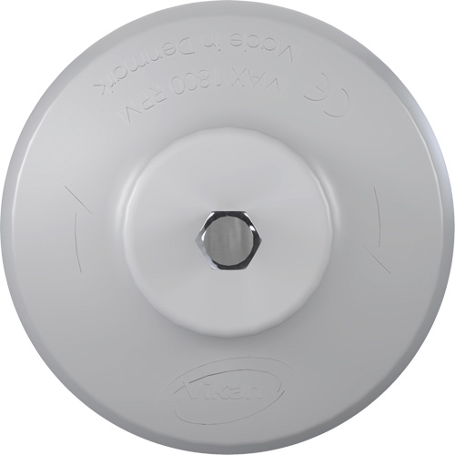 Brosse ronde HyDrive pour perceuse, Soies Tr&egrave;s ferme, Longueur de 3-1/10", Blanc Rock Safety Industrial Ltd