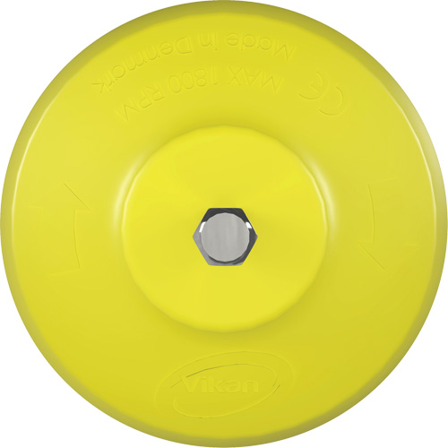 HyDrive Round Drill Brush, Extra Stiff Bristles, 3-1/10" Long, Yellow Rock Safety Industrial Ltd