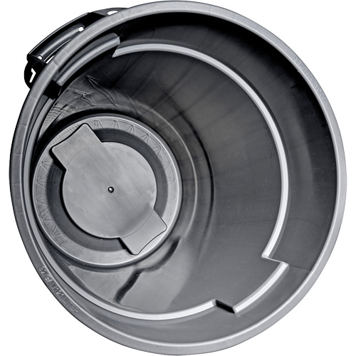 Grey Titan Garbage Container, Plastic, 32 US gal. Rock Safety Industrial Ltd