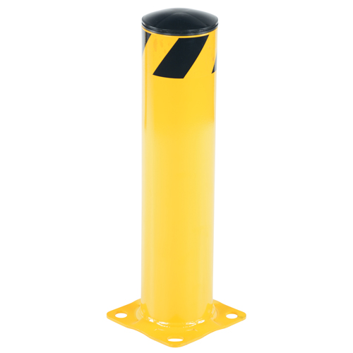 Butoir de s&eacute;curit&eacute;, Acier, 24" h x 5-1/2" la, Jaune Rock Safety Industrial Ltd