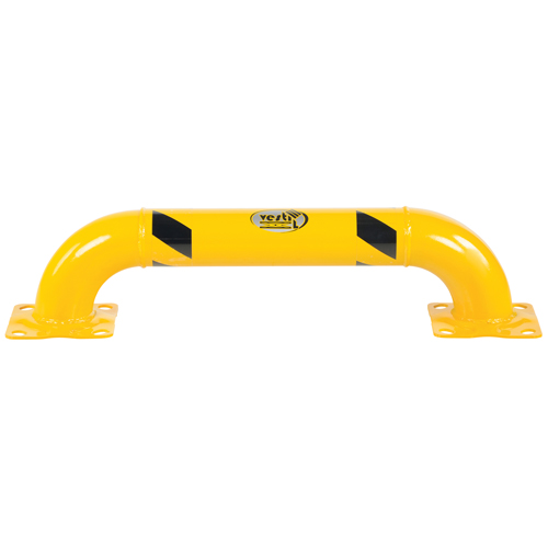 Garde-corps &agrave; profil bas pour rayonnages, 3' la x 0,75' h, Jaune Rock Safety Industrial Ltd