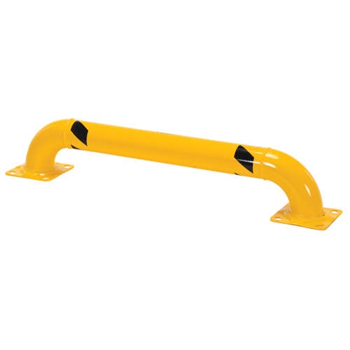 Low Profile Rack Guards, 4' W x 0.75' H, Yellow Rock Safety Industrial Ltd