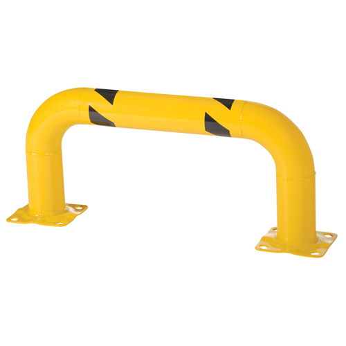Low Profile Rack Guards, 3' W x 1.4' H, Yellow Rock Safety Industrial Ltd