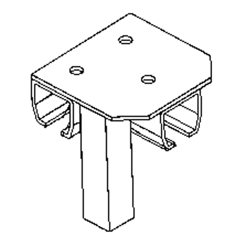Support de montage au sol pour murs-rideaux Rock Safety Industrial Ltd