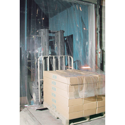 Portes &agrave; lani&egrave;res, 5' x 8' Ouverture de la porte, Largeur des lani&egrave;res 8", &eacute;paisseur  des lani&egrave;res 0,080" Rock Safety Industrial Ltd