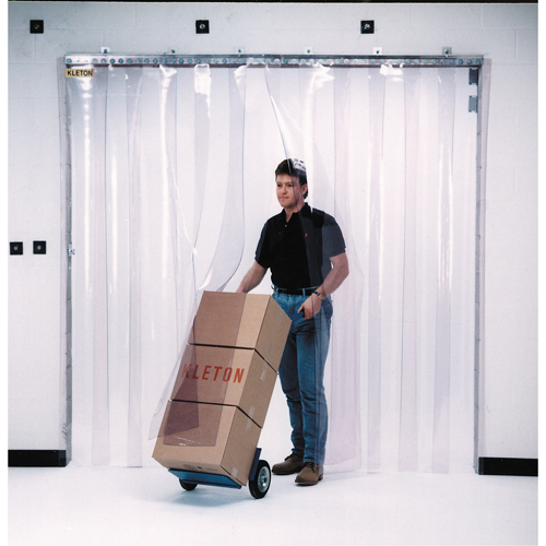 Portes &agrave; lani&egrave;res, 12' x 12' Ouverture de la porte, Largeur des lani&egrave;res 12", &eacute;paisseur  des lani&egrave;res 0,120" Rock Safety Industrial Ltd