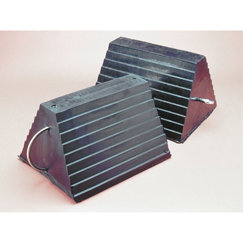 Wheel Chock, 9" x 8" x 6", Black Rock Safety Industrial Ltd