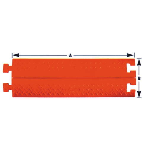 Protecteur de c&acirc;bles Linebacker pour usage g&eacute;n&eacute;ral, 36" lo x 11,5" la x 1,625" h Rock Safety Industrial Ltd