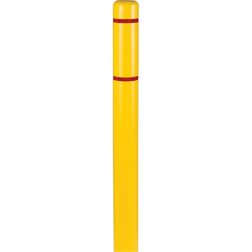 Capuchons en polyethylene pour borne de protection, 4-1/2" dia. x 64" l, Jaune Rock Safety Industrial Ltd