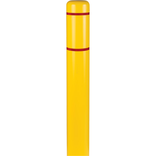 Capuchons en polyethylene pour borne de protection, 6-5/8" dia. x 60" l, Jaune Rock Safety Industrial Ltd